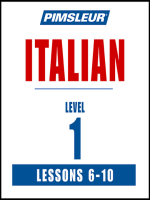 Pimsleur_Italian_Level_1_Lessons_6-10